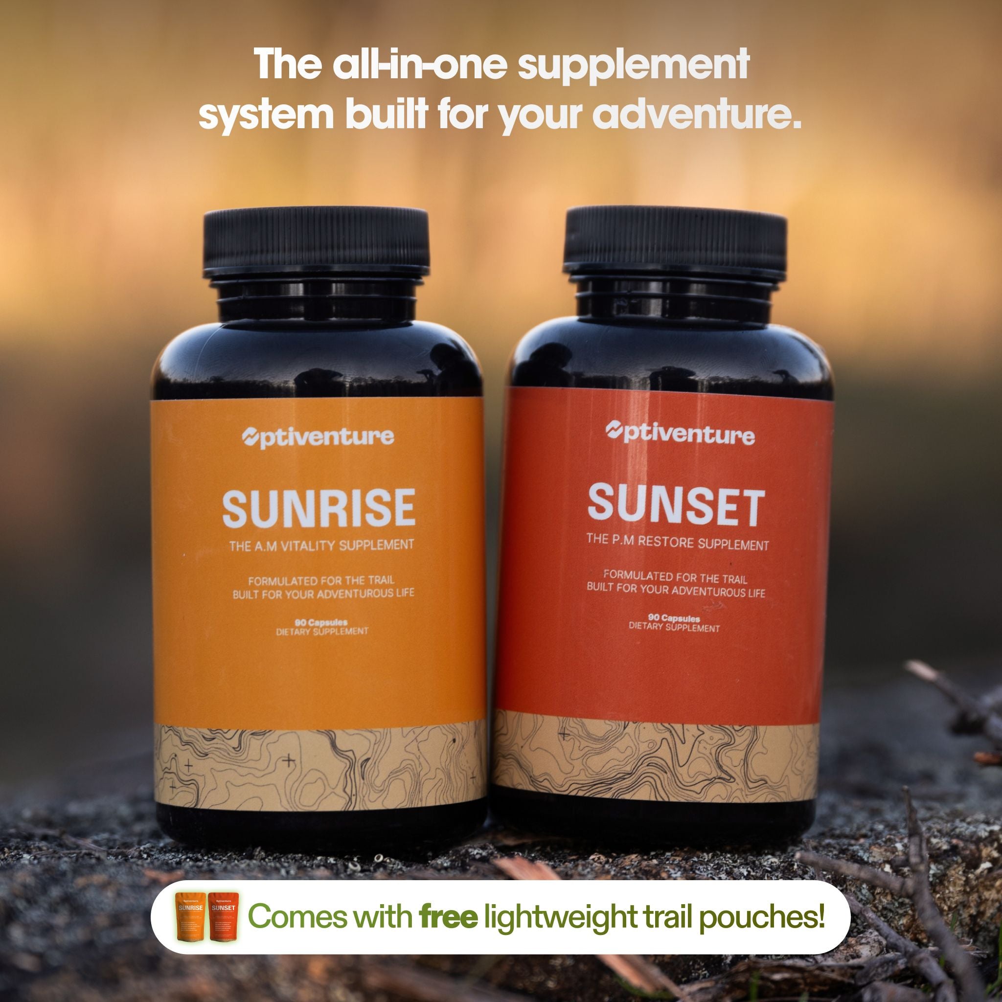All in One Supplement for Hiking & Outdoor Adventure | Optiventure